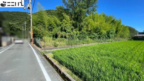 たつの市龍野町島田、土地の前面道路を含む現地写真画像です