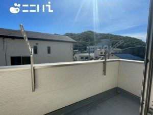 姫路市田寺、中古一戸建てのバルコニー画像です
