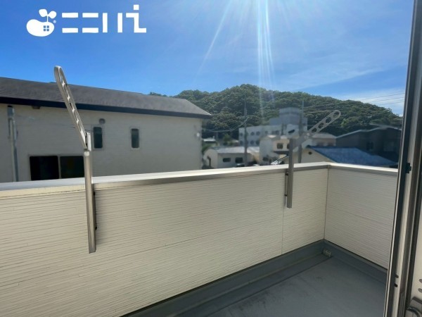 姫路市田寺、中古一戸建てのバルコニー画像です