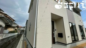 姫路市広畑区西蒲田、新築一戸建ての外観画像です