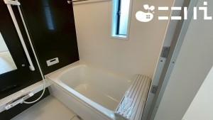 姫路市広畑区西蒲田、新築一戸建ての風呂画像です