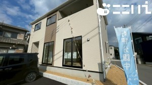 姫路市広畑区西蒲田、新築一戸建ての外観画像です