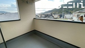 姫路市広畑区西蒲田、新築一戸建てのバルコニー画像です