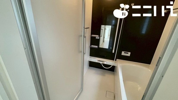 姫路市広畑区西蒲田、新築一戸建ての風呂画像です