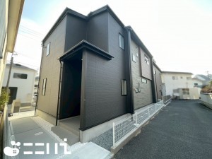 姫路市北平野、新築一戸建ての外観画像です
