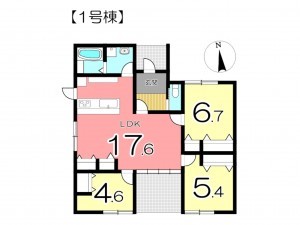 姫路市網干区垣内本町、新築一戸建ての間取り画像です