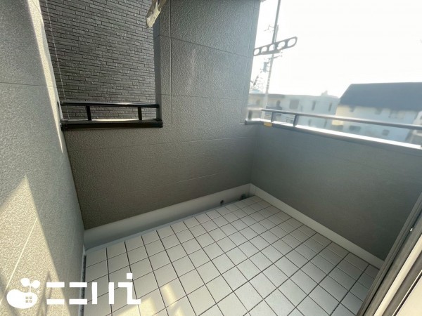 姫路市北条梅原町、新築一戸建てのバルコニー画像です