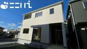 姫路市庄田、新築一戸建ての外観画像です