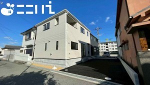 姫路市庄田、新築一戸建ての外観画像です