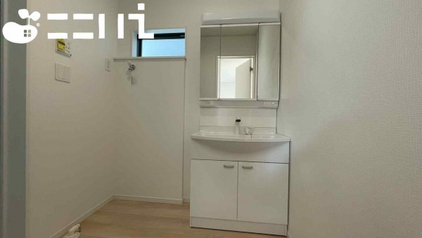 姫路市庄田、新築一戸建ての洗面画像です