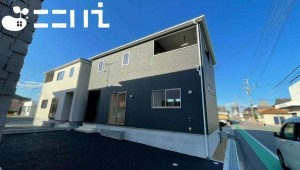 姫路市庄田、新築一戸建ての外観画像です