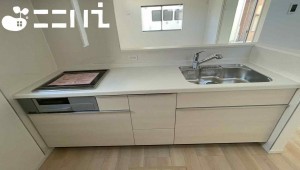 姫路市庄田、新築一戸建てのキッチン画像です