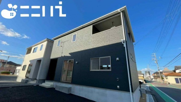 姫路市庄田、新築一戸建ての外観画像です