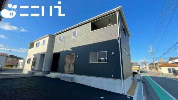 姫路市庄田、新築一戸建ての外観画像です