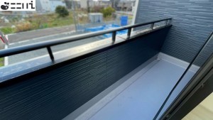 揖保郡太子町矢田部、新築一戸建てのバルコニー画像です