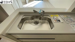 揖保郡太子町矢田部、新築一戸建てのキッチン画像です