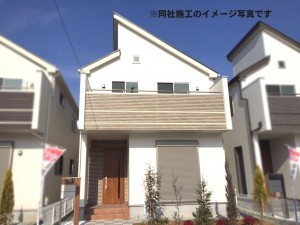 姫路市玉手、新築一戸建ての外観画像です