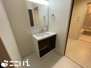 姫路市大津区新町、新築一戸建ての洗面画像です