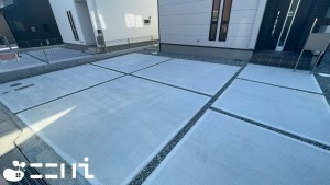 姫路市上大野、新築一戸建ての駐車場画像です