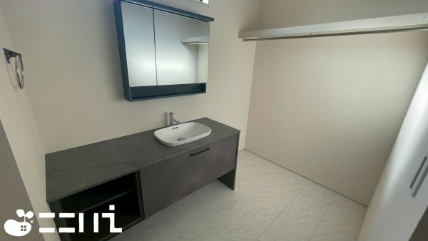 姫路市上大野、新築一戸建ての洗面画像です