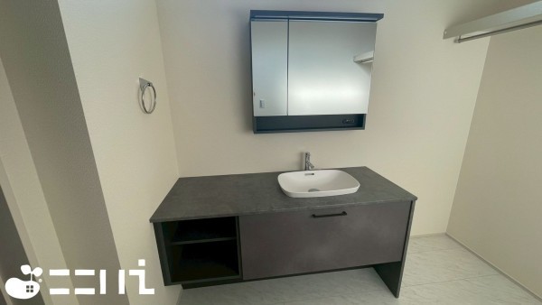 姫路市上大野、新築一戸建ての洗面画像です