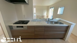 姫路市上大野、新築一戸建てのキッチン画像です