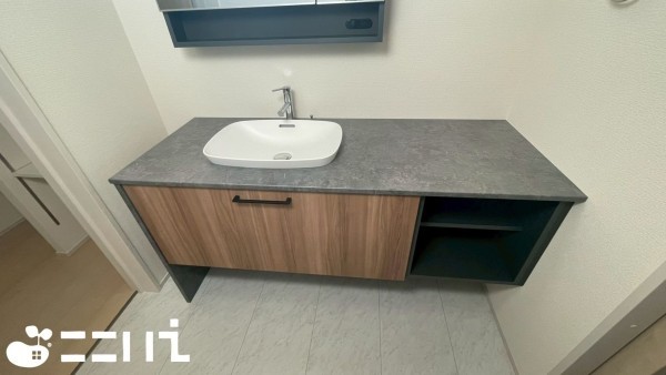 姫路市上大野、新築一戸建ての洗面画像です