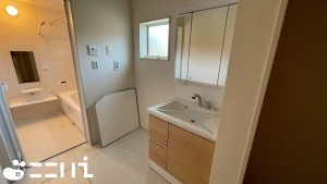 姫路市奥山、新築一戸建ての洗面画像です