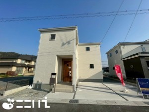 姫路市奥山、新築一戸建ての外観画像です