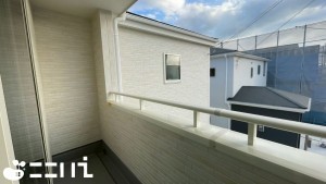 姫路市奥山、新築一戸建てのバルコニー画像です