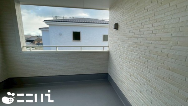姫路市奥山、新築一戸建てのバルコニー画像です
