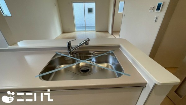 姫路市奥山、新築一戸建てのキッチン画像です