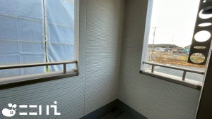 姫路市奥山、新築一戸建てのバルコニー画像です