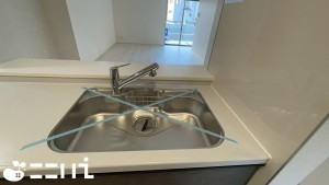 姫路市奥山、新築一戸建てのキッチン画像です