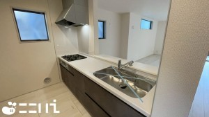 姫路市奥山、新築一戸建てのキッチン画像です