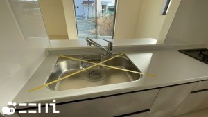 姫路市奥山、新築一戸建てのキッチン画像です