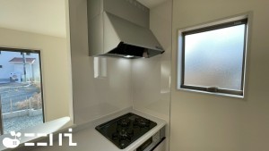 姫路市奥山、新築一戸建てのキッチン画像です