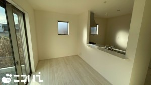 姫路市奥山、新築一戸建ての居間画像です