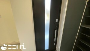 姫路市奥山、新築一戸建ての玄関画像です