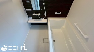 姫路市網干区坂上、新築一戸建ての風呂画像です