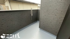 姫路市網干区坂上、新築一戸建てのバルコニー画像です