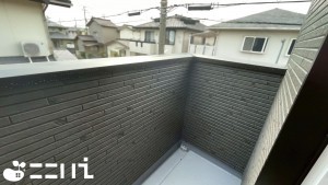 姫路市網干区坂上、新築一戸建てのバルコニー画像です