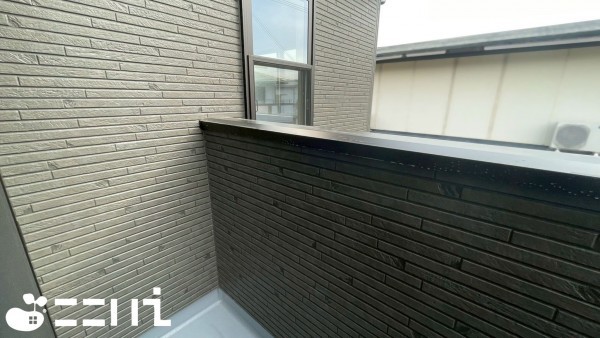 姫路市網干区坂上、新築一戸建てのバルコニー画像です