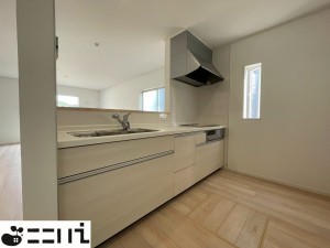 揖保郡太子町太田、新築一戸建てのキッチン画像です