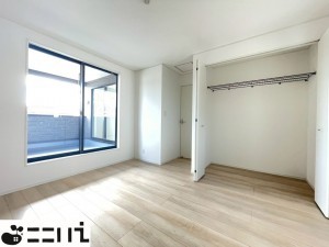 揖保郡太子町太田、新築一戸建ての寝室画像です