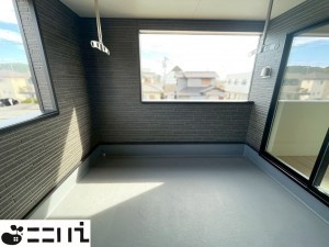 揖保郡太子町太田、新築一戸建てのバルコニー画像です