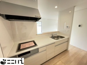 揖保郡太子町太田、新築一戸建てのキッチン画像です