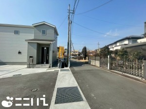 姫路市御立中、新築一戸建ての外観画像です