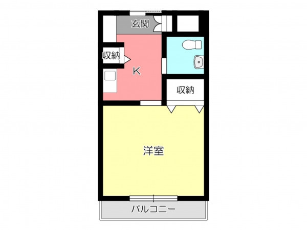 姫路市北条口、マンションの間取り画像です