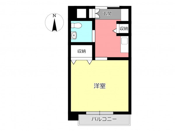 姫路市北条口、マンションの間取り画像です